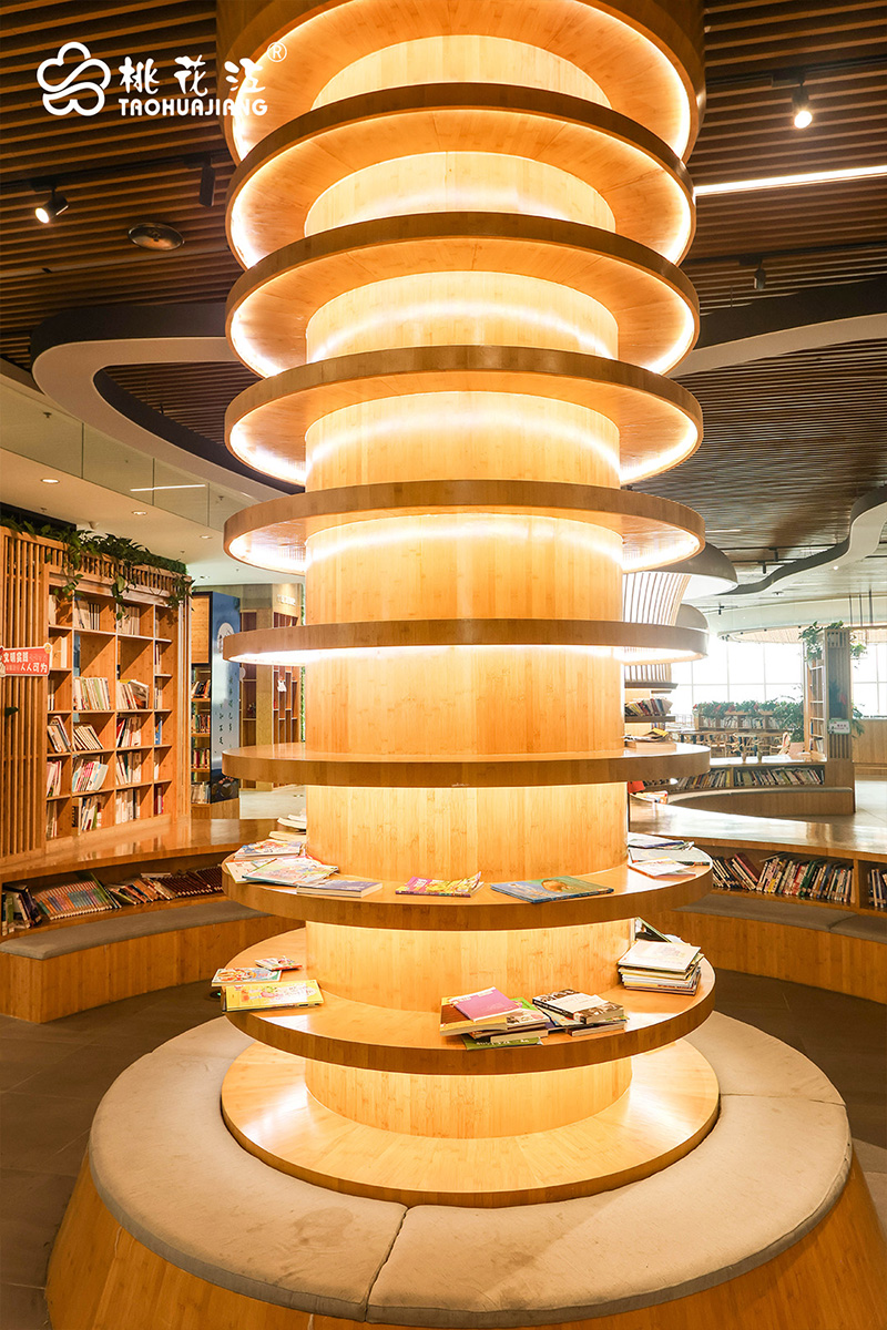 竹制環(huán)形書架 竹制環(huán)形書架