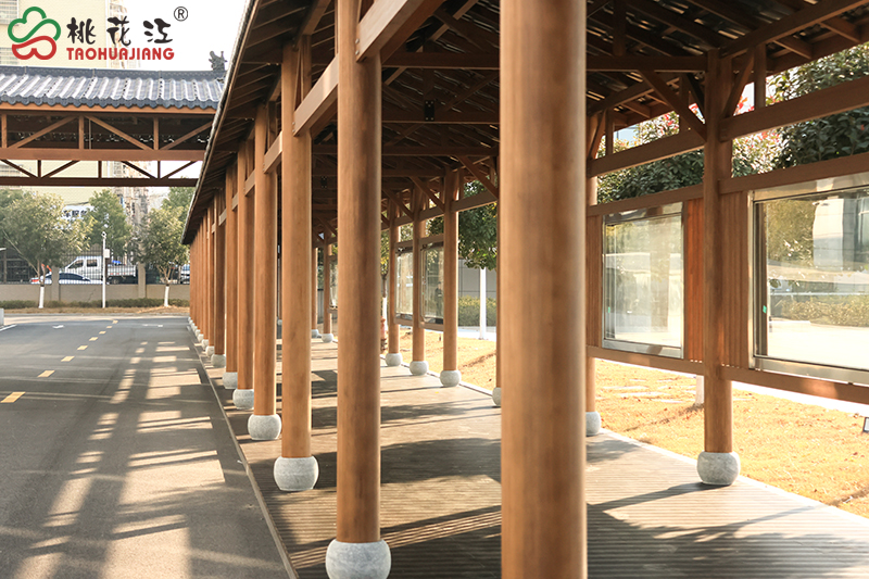 竹裝配式文化連廊