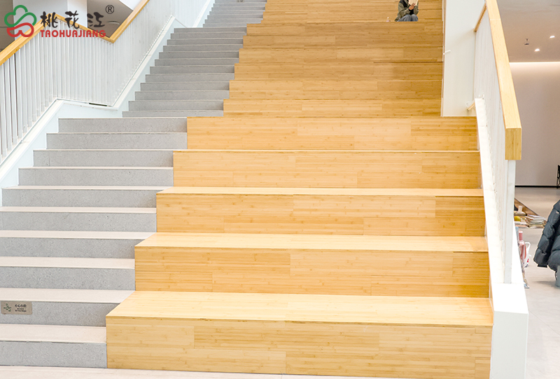 竹樓梯地板