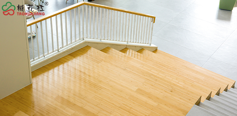 竹樓梯地板