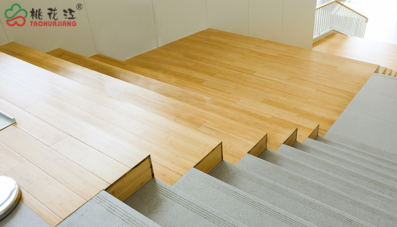 竹樓梯地板